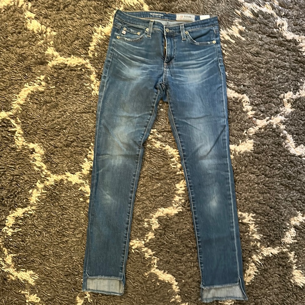 AG The Legging Ankle Step Hem Jeans